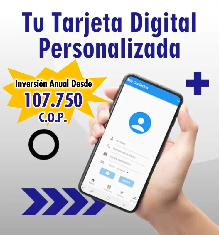 Tarjetas de Presentación Digitales | MiContacto.click/co